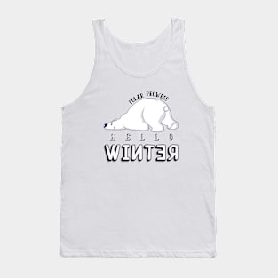 Winter's Majesty: Polar Prowess Tank Top